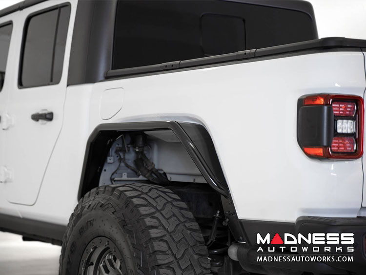 Jeep Gladiator JT Tube Fenders Stealth Fighter Rear MADNESS